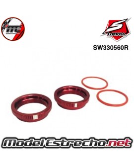 TUERCAS ROJA AJUSTE AMORTIGUADOR SWORKZ (PCs) SW330560R