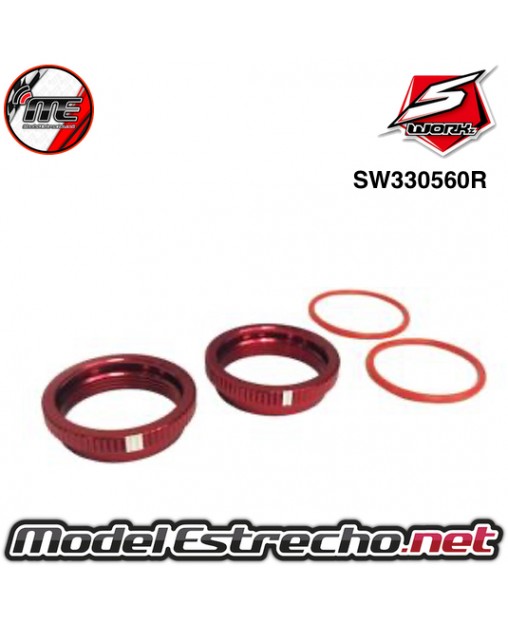 TUERCAS ROJA AJUSTE AMORTIGUADOR SWORKZ (PCs) SW330560R