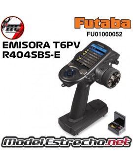 EMISORA FUTABA T6PV MAS RECEPTOR R404SBS-E FU01000052