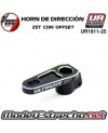 SERVO HORN DIRECCIÓN ALUMINIO ULTIMATE 25T CON OFFSET ( FUTABA, SRT y SAVOX) UR1811-25