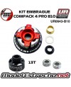 KIT EMBRAGUE ALUMINIO COMPACK 4 PRO B10 + CAMPANA Z13 Y RODAMIENTOS UR0643-B10