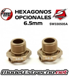 HEXAGONOS OPCIONALES ALIGERADOS  6.5mm SWORKZ (2PCs)SW330505A