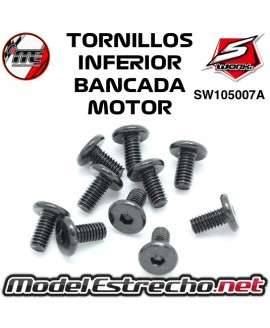 TORNILLOS INFERIORES BANCADA MOTOR SWORKZ (10U.) SW105007A