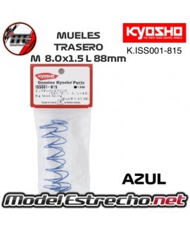 KYOSHO MUELLES TRASERO AZUL BIG BORE MP9