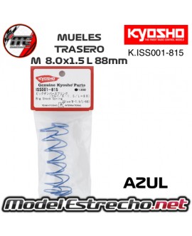 KYOSHO MUELLES TRASERO AZUL BIG BORE MP9