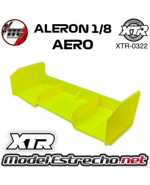 ALERON XTR 1/8 AERO AMARILLO OFF ROAD XTR-0322