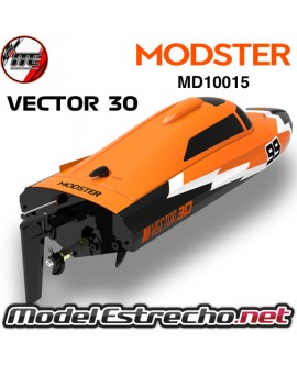 MODSTER VECTOR SR30 RENNBOOT ELEKTRO BRUSHED 2S RTR NARANJA