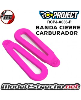 BANDA DE GOMA PARA CARBURADOR RC PROJECT ROSA ( 2U.)
RCPJ-A036-P