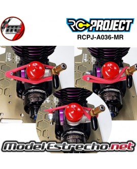 BANDA DE GOMA PARA CARBURADOR RC PROJECT AZUL ( 2U.)