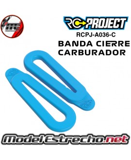 BANDA DE GOMA PARA CARBURADOR RC PROJECT CELESTE ( 2U.) RCPJ-A036-C