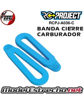 copy of BANDA DE GOMA PARA CARBURADOR RC PROJECT AZUL ( 2U.)