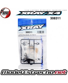 XLP2 ALUMINIO SHOCK ABSORBER SET BLACK XRAY X4 2psc 308311