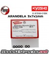 ARANDELAS ANODIZADAS KYOSHO 3x7x1mm (6U.) K.97059-01BK