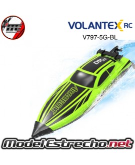 VOLANTEX ARROBOLT SR40 40mm BRUSHLESS BOAT RTR VERDE V797-5G-BL