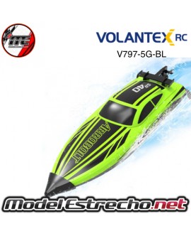 VOLANTEX ARROBOLT SR40 40mm BRUSHLESS BOAT RTR VERDE V797-5G-BL