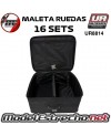MALETA RUEDAS 1/8 ULTIMATE RACING PARA 16 SETS (500x400x250mm) UR8814