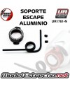 SOPORTE ESCAPE EN ALUMINIO NEGRO UR1761-N