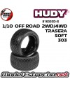 RUEDA HUDY 303 1/10 OFF ROAD TRASERA 2WD/4WD SOFT (2U.) 816303D-S