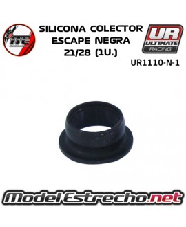 JUNTA DE ESCAPE, SILICONA COLECTOR NEGRA 21/28 (1U.) UR1110-N-1