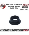 JUNTA DE ESCAPE, SILICONA COLECTOR NEGRA 21/28 (2U.)