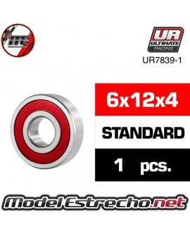 6X12X4mm RODAMIENTO HS TAPAS GOMA (1U.) UR7839-1