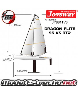 copy of JOYSWAY DRAGON FLITE 95 V2 RACONG SAILING YACHT RTR