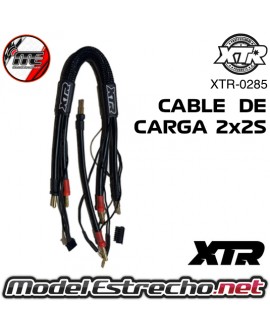 CABLE DE CARGA DE BANANA 5mm A BANANA 4/5mm 2x2S