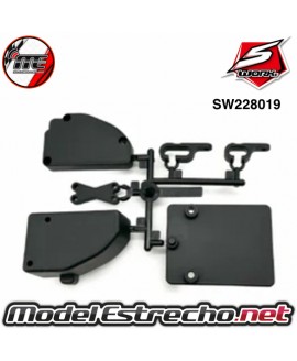 CAJA RADIO, SOPORTE VARIADOR Y SOPORTE CABLE SWORKZ SW228019