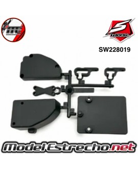 CAJA RADIO, SOPORTE VARIADOR Y SOPORTE CABLE SWORKZ SW228019