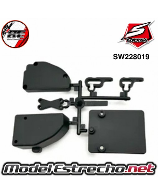 CAJA RADIO, SOPORTE VARIADOR Y SOPORTE CABLE SWORKZ SW228019