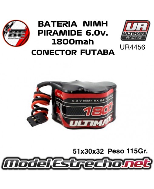 BATERIA ULTIMATE LIFE RECEPTOR PLANA 6.6V. 2500MAH CONEXION JR