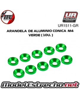 ULTIMATE ARANDELAS ALUMINIO PURPLE 4mm (10u.)