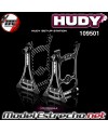 MESA DE REGLAJE HUDY SET-UP 1/10 COCHE FORMULA 109501