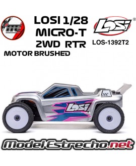 LOSI 1/28 MICRO-T 2S 2WD RTR STADIUM TRUCK SILVER ( INCLUYE BATERIA Y CARGADOR ) LOS-1392T2