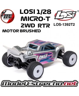 LOSI 1/28 MICRO-T 2S 2WD RTR STADIUM TRUCK SILVER ( INCLUYE BATERIA Y CARGADOR ) LOS-1392T2