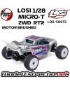LOSI 1/28 MICRO-T 2S 2WD RTR STADIUM TRUCK SILVER ( INCLUYE BATERIA Y CARGADOR ) LOS-1392T2
