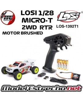 LOSI 1/28 MICRO-T 2S 2WD RTR STADIUM TRUCK BLANCO ( INCLUYE BATERIA Y CARGADOR ) LOS-1392T1