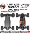 copy of LOSI 1/28 MICRO-T 2S 2WD RTR STADIUM TRUCK SILVER ( INCLUYE BATERIA Y CARGADOR )
