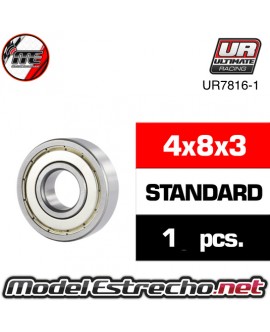 RODAMIENTOS ULTIMATE 4x8x3 HS TAPA METALICA (1U.) UR7816