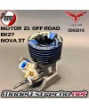 MOTOR 21 BK27 OFF ROAD NOVA 3T DLC SHAFT CERMICO EDICION LIMITADA RODADO EN ACEITE 5002019