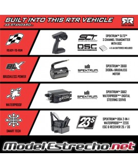 ARRMA SENTON 1/10 223S 4X4 V4 3S BLX BRUSHLESS SHORT COURSE RTR AMARILLO ARA4303V4T1