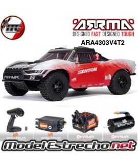 copy of ARRMA SENTON 4X4 V3 3S BLX BRUSHLESS SC ROJO