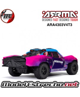 ARRMA SENTON 1/10 223S 4X4 V4 3S BLX BRUSHLESS SHORT COURSE RTR AZUL ARA4303V4T3