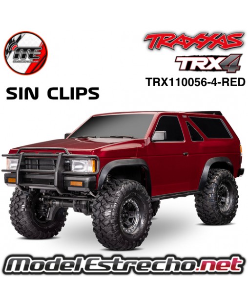 TRAXXAS TRX-4 NISSAN PATHFINDER CRAWLER SIN CLIPS ROJO TRX110056-4-RED