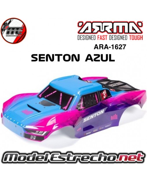 CARROCERIA SIN CLIPS AZUL ARRMA SENTON 1/10 ARA-1627