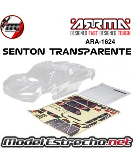 CARROCERIA SIN CLIPS TRANSPARENTE ARRMA SENTON 1/10 ARA-1624