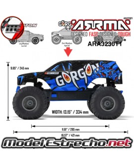 copy of ARRMA GORGON 2WD MT 1/10 RTR AMARILLO