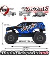 copy of ARRMA GORGON 2WD MT 1/10 RTR AMARILLO