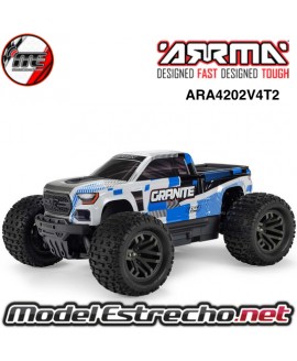 1/10 GRANITE ARRMA MEGA 665 4X4 RTR BRUSHED MONSTER TRUCK AZUL  ARA4202V4T2