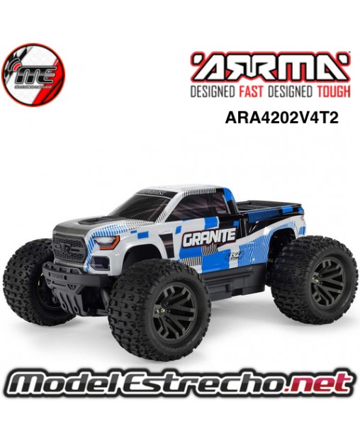 1/10 GRANITE MEGA 665 4X4 RTR BRUSHED MONSTER TRUCK AZUL